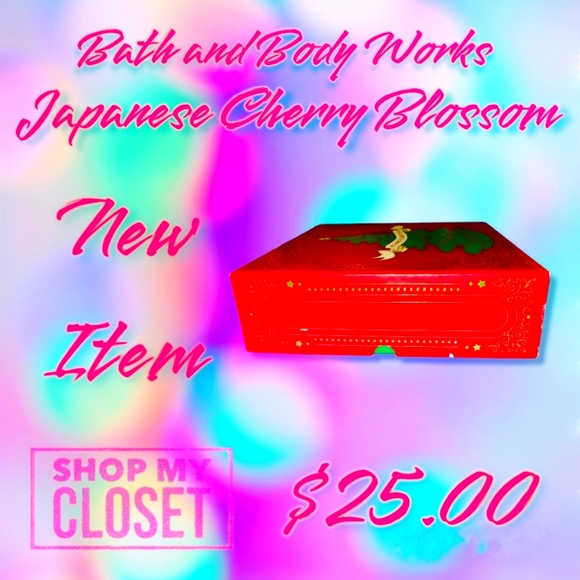 BATH AND BODY WORKS JAPANESE CHERRY BLOSSOM HOLIDAY GIFT SET - Picture 9 of 9